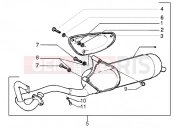 PIAGGIO NRG Power DT Catalytic silencer
