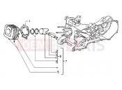 PIAGGIO NRG Power DT Cylinder-piston-wrist pin assy.