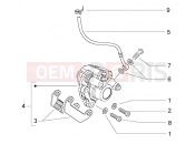 PIAGGIO NRG Power DT Front brake caliper