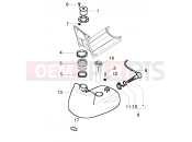 PIAGGIO NRG Power DT Fuel tank