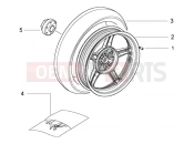 PIAGGIO NRG Power DT Rear wheel