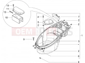 Helmet huosing - Undersaddle - Piaggio NRG Power DT 2006