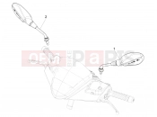Driving mirror/s - Piaggio NRG Power DT 2013