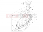 Helmet huosing - Undersaddle - Piaggio NRG Power DT 2013