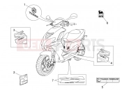 Plates - Emblems - Piaggio NRG Power DT 2013