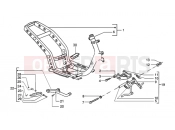 Chasis-central stand - Piaggio NRG MC3 Purejet