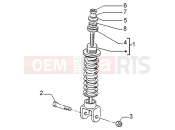 Rear damper - Piaggio NRG MC3 Purejet
