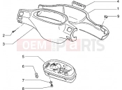 PIAGGIO NTT Speedometers kms.-Handlebar covers