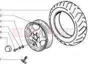 PIAGGIO Front wheel