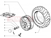 PIAGGIO Rear wheel