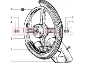 PIAGGIO Alloy front wheel
