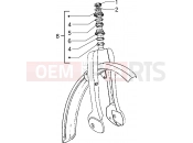 PIAGGIO Fork-Steering bearings