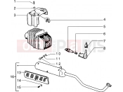 PIAGGIO Silencer-Baffle