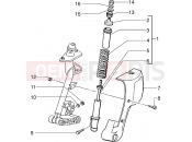 PIAGGIO Fr. damper cover