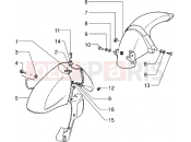 PIAGGIO Front and rear mudguard