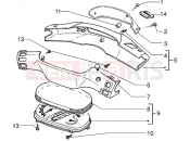 PIAGGIO Speedometers Kms. - handlebar covers
