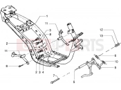 PIAGGIO Skipper 125 MY98 Chassis-Central stand