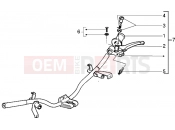 PIAGGIO Skipper 125 MY98 Handlebars component parts