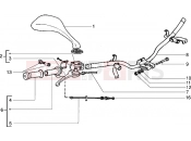 PIAGGIO Skipper 125 MY98 Handlebars component parts
