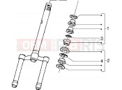 PIAGGIO Skipper 125 MY98 Steering bearing ball tracks