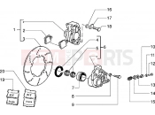PIAGGIO Skipper 150 Handlebars component parts
