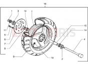 PIAGGIO Skipper 150 MY98 Front wheel