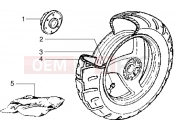 PIAGGIO Skipper 150 MY98 Rear wheel