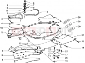 PIAGGIO Skipper 150 MY98 Side covers