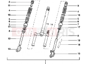 PIAGGIO Steering column