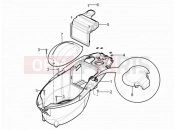 Helmet huosing - Undersaddle - Piaggio Typhoon 125 4T 2V 2011