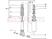 PIAGGIO Typhoon 50 2T Rear shock absorber