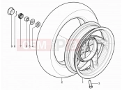 PIAGGIO Typhoon 50 2T (LBMC501) Rear wheel