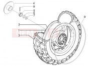 PIAGGIO Typhoon 50 2T Serie Speciale Rear wheel