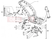 PIAGGIO Chassis - Central stand