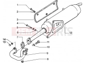 PIAGGIO Typhoon 50 X 2T Silencer