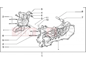 Crankcase - Piaggio Typhoon 50 XR 2T