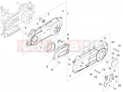 PIAGGIO X10 125 4V I.E. Crankcase cover - Crankcase cooling