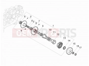 PIAGGIO X10 125 4V I.E. Driven pulley