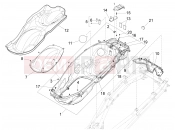 PIAGGIO X10 125 4V I.E. Helmet huosing - Undersaddle