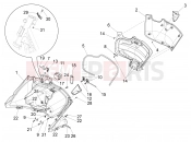 PIAGGIO X10 350 4V I.E. Front glove-box - Knee-guard panel