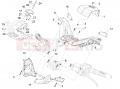 Handlebars coverages - Piaggio X10 500 4V I.E. 2013
