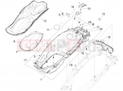 Helmet huosing - Undersaddle - Piaggio X10 500 4V I.E. 2013