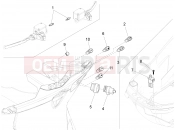 Selectors - Switches - Buttons - Piaggio X10 500 4V I.E. 2013