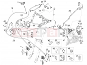 PIAGGIO X10 500 4V I.E. Brakes pipes - Calipers (ABS)