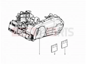 PIAGGIO X10 500 4V I.E. Engine, assembly