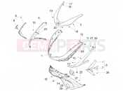 PIAGGIO X10 500 4V I.E. Front shield