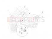 PIAGGIO X10 500 4V I.E. Plates - Emblems