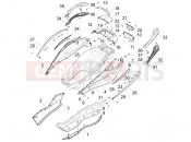 PIAGGIO X10 500 4V I.E. Side cover - Spoiler