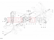 DUCATI 2008 Multistrada 1100 REAR SHOCK ABSORBER » SWING ARM