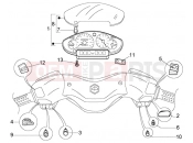 PIAGGIO X8 200 Electrical device-Speedometers Kms.